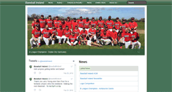 Desktop Screenshot of baseballireland.com