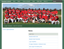 Tablet Screenshot of baseballireland.com